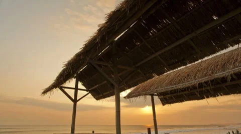 Bali Time Lapse Kuta Stock Footage 8549237