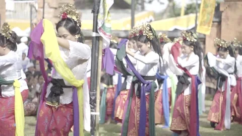 Bali traditional dance Stock Footage 278963424