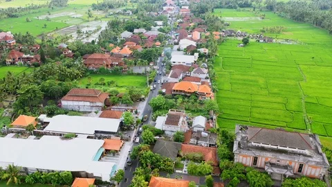 Bali, Ubud from above.  Stock Footage 126379968