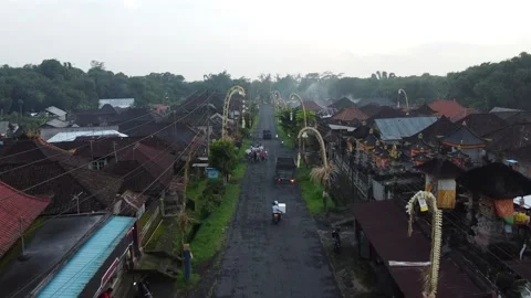 Bali village Stock Footage