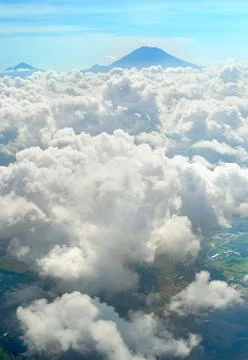 Bali volcano Stock Photos
