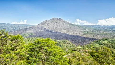 Bali Volcano Stock Photos