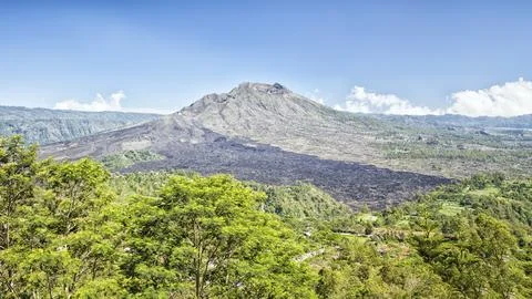 Bali Volcano 스톡 사진