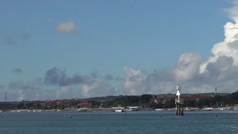 Bali. Walk on shipboard Stock Footage 86490494
