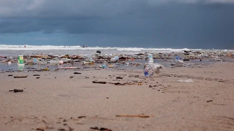 Bali waste Stock Footage 85506197