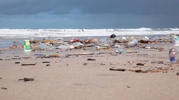 Bali waste Stock Footage 85506221