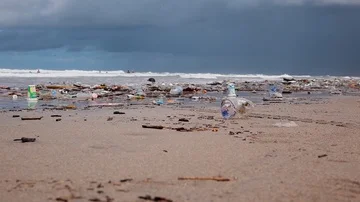 Bali waste Stock Footage 85506283