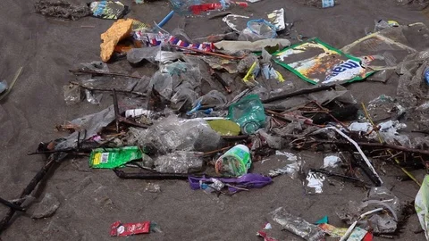 Bali waste Stock Footage 85506346