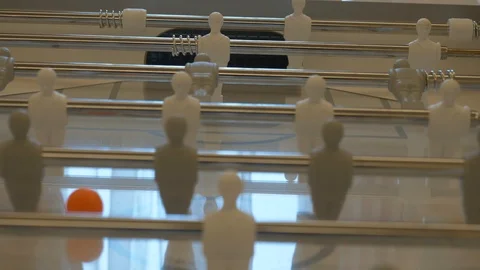 Balilla soccer table Video stock 119873020