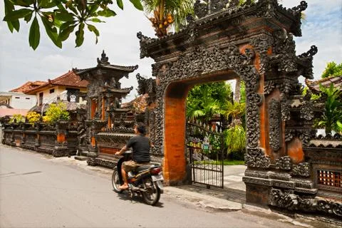 Balinese architecture Stock Photos