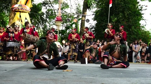 Balinese Dance 02 Video stock 323976694