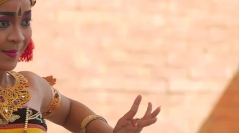 Balinese Dancer Stock Footage 55455277