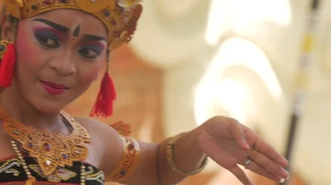 Balinese Dancer Stock Footage 55455280
