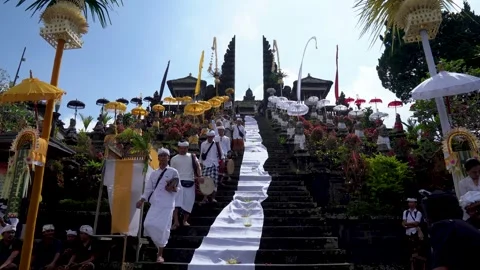 Balinese Hindu Stock Footage 296101213