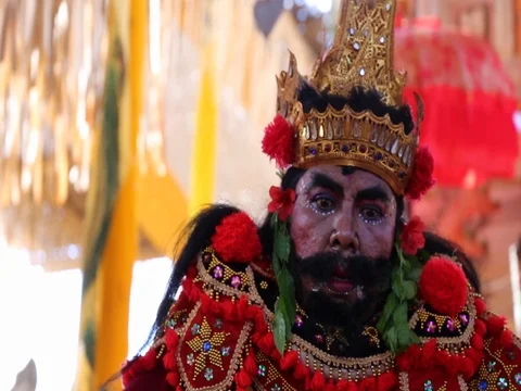 Balinese Monster close up. Stock Footage 70516957