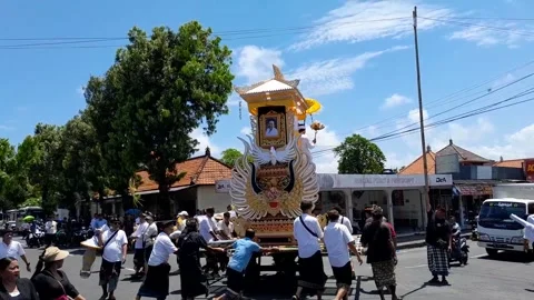 Balinese ritual Stock Footage 320284996