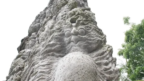 Balinese statue 19 Stock Footage 260180937