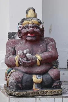 Balinese statue Stock Photos