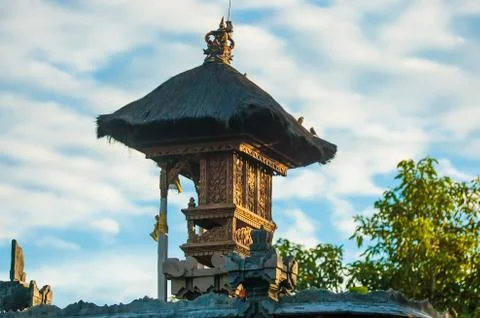Balinese throne Stock Photos