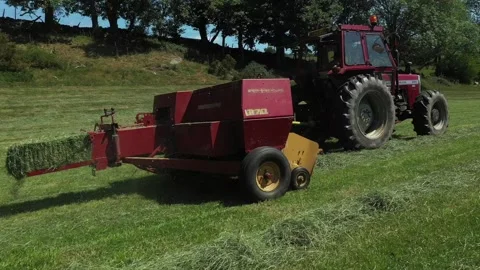 Baling Hay 動画素材 131669991