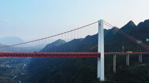 Baling river bridge of Guizhou Stock-Footage 252192599