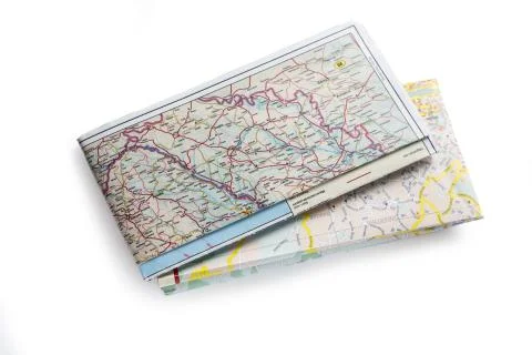 Balkan road map 2012 Stock Photos