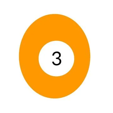 Ball 3  billiard Illustrazione stock