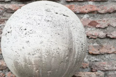 Ball ancient marble Stock-Fotos