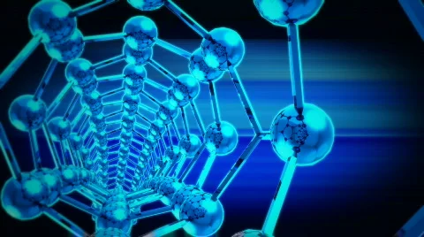 BALL-AND-STICK MODEL Stock Footage 832019