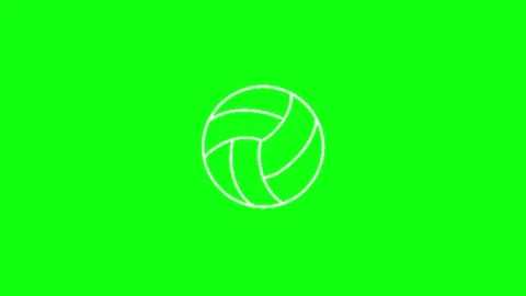 Ball animation on green screen Stock-Footage 337092437