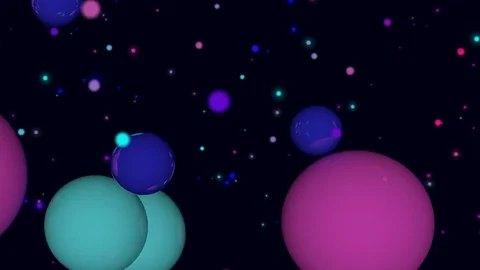 Ball background. Loop animation 스톡 동영상 72144413