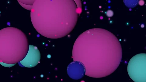 Ball background. Loop animation 스톡 동영상 72144572