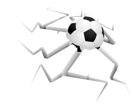 Ball on background with still Stock Illustration