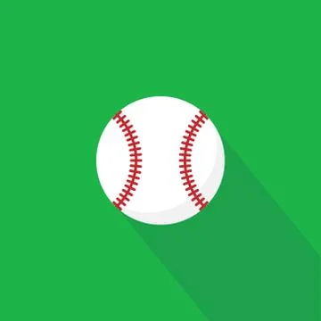 Ball baseball icon Stock Illustration