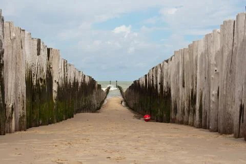 Ball on the beach Foto stock