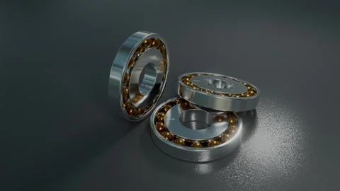Ball Bearing, Precision Mechanical Part, Industry, Engineering, Machinery Stock Footage 313018879