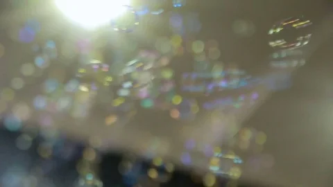 Ball bubles colorful happy Stock Footage 74826316