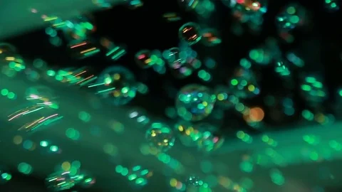 Ball bubles colorful happy Stock Footage 74827435