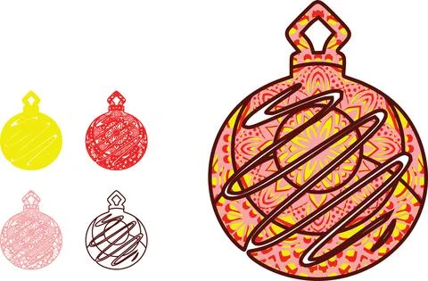Ball Christmas Stock Illustration