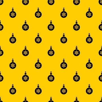 Ball for the Christmas tree pattern vector Illustrazione stock