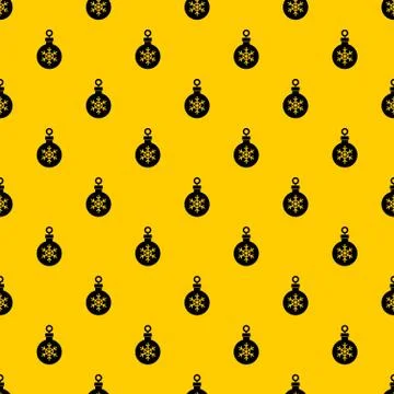 Ball for the Christmas tree pattern vector Stock Illustration