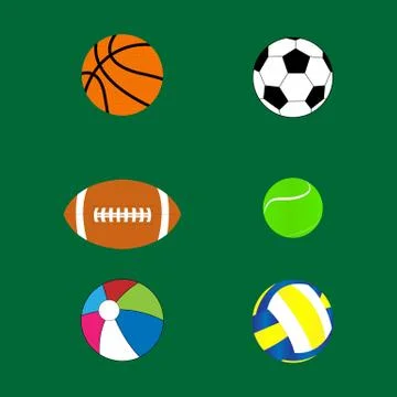 Ball collection Stock Illustration