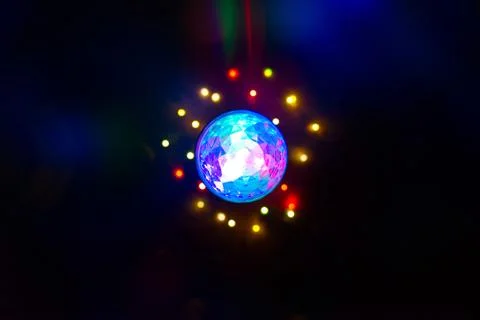 Ball of colored light - abstract. Stock Photos