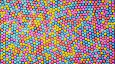 Ball colorful in white background 3d illustration render Stock Illustration