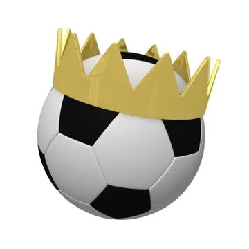 Ball in a crown Stock Illustration