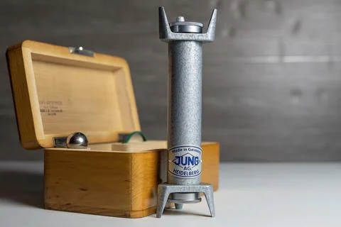 Ball drop viscometer viscometer Jung Ag Heidelberg Stock Photos