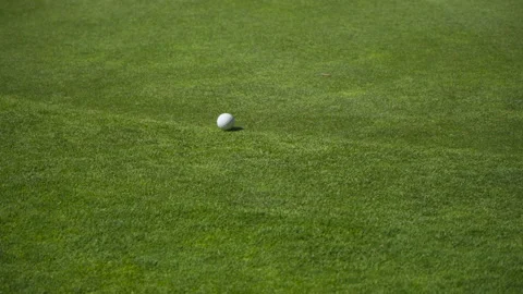 Ball on the golf course at the tournament Stock-Footage 155363637