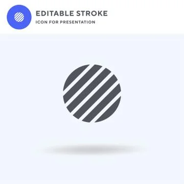 Ball icon vector, filled flat sign, solid pictogram isolated on white, logo Stock Illustration