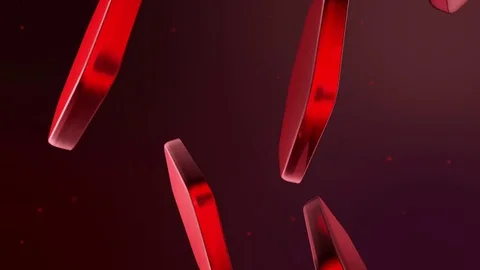 Ball inside sports background loop Stock Footage 82999747