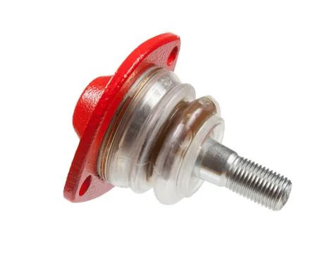 Ball joint under the white background Stock Photos